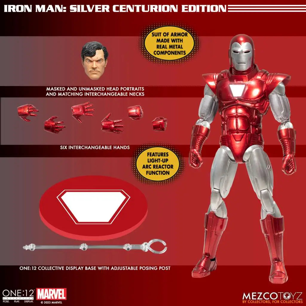 ONE 12 COLL IRON MAN SILVER CENTURION AF