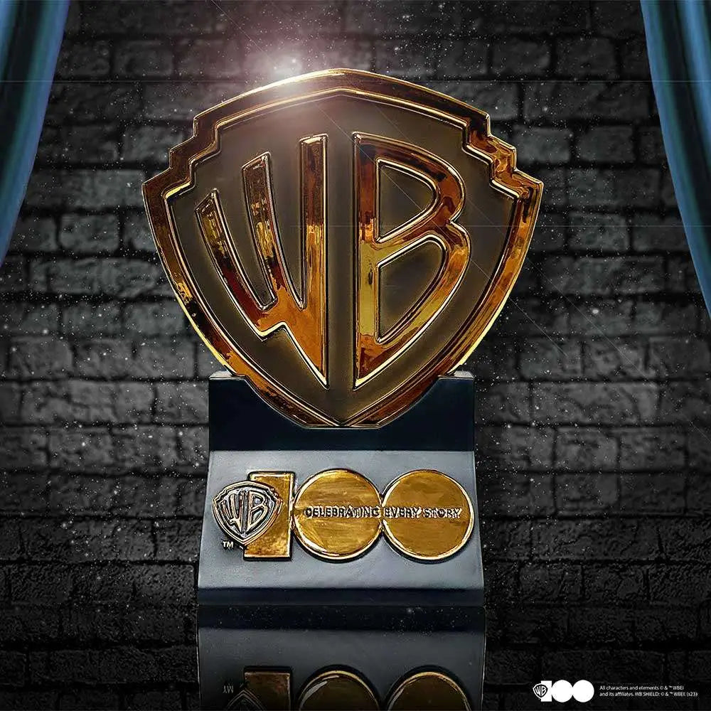 WARNER BROS 100TH ANNIVERSARY COMMEMORATIVE SHIELD LIMITED EDITION PLAQUE