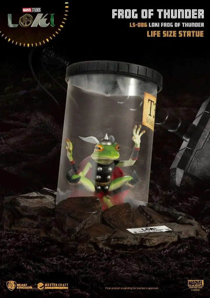 LOKI FROG OF THUNDER LIFESIZE STATUE