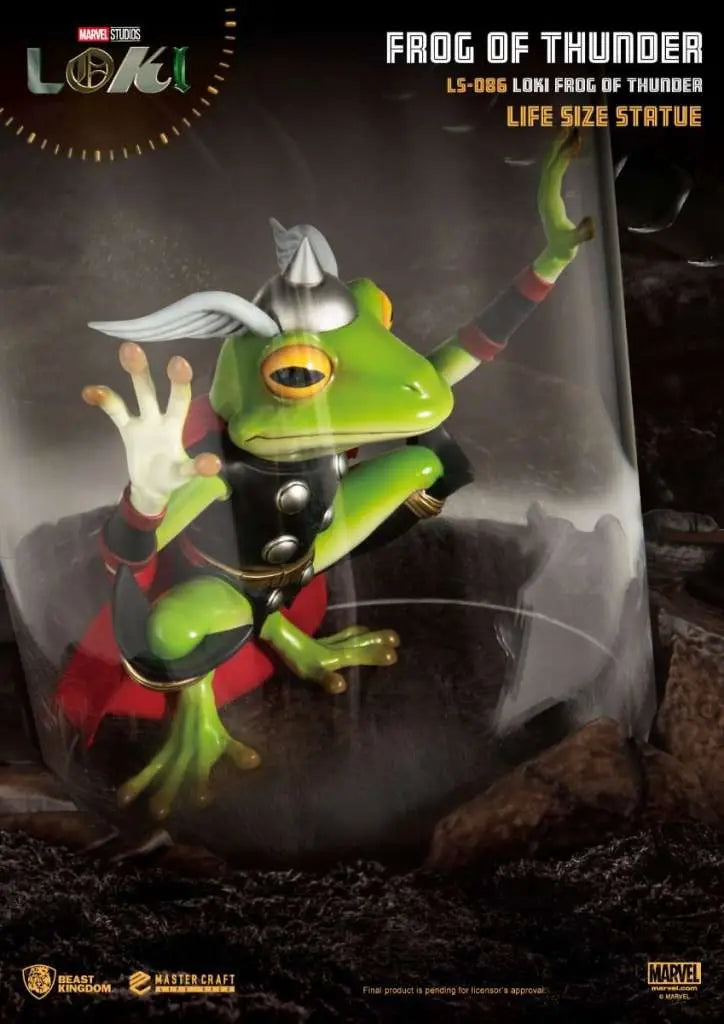 LOKI FROG OF THUNDER LIFESIZE STATUE