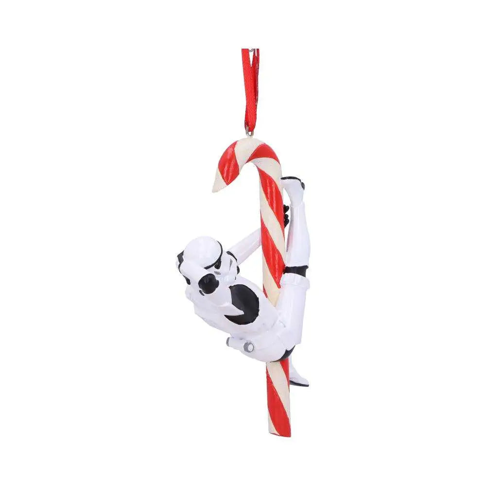 STORMTROOPER CANDY CANE HANGING ORNAMENT