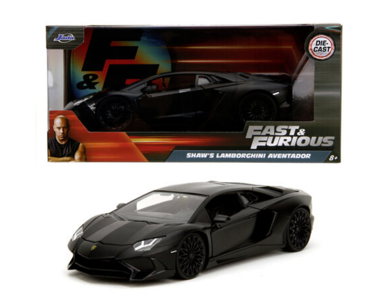 FAST & FURIOUS - Shaw's Lamborghini Aventador - 1:24