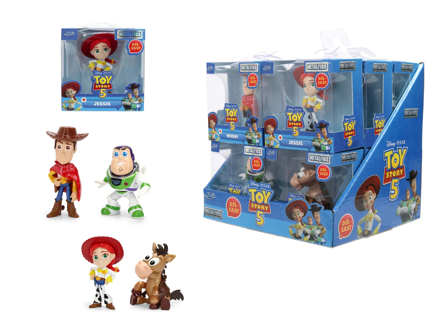 TOY STORY - Display of 2,5" Figures - 4 Modèles - 12pc - Wave 2