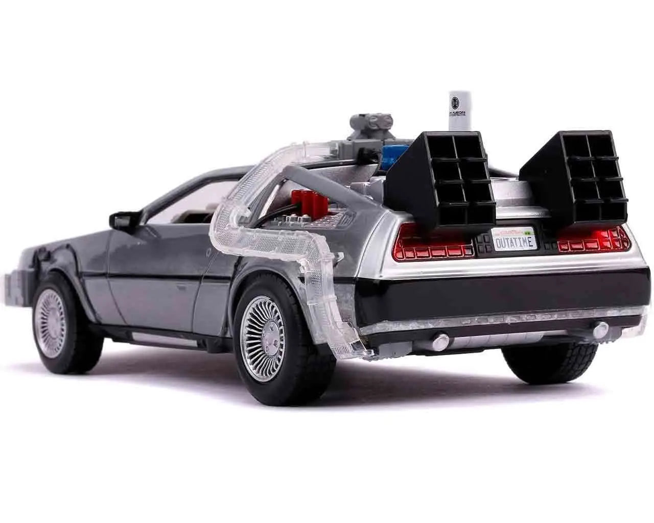Back To The Future Part 2 - 1982 De Lorean DMC 12 - 1:24 Die-Cast Model With Lights