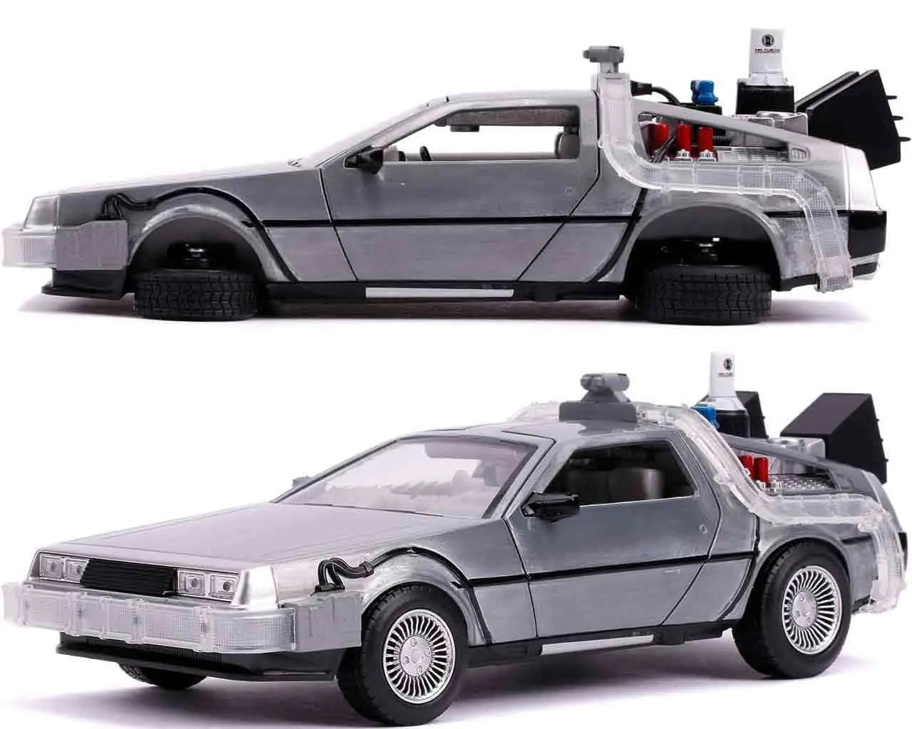 Back To The Future Part 2 - 1982 De Lorean DMC 12 - 1:24 Die-Cast Model With Lights