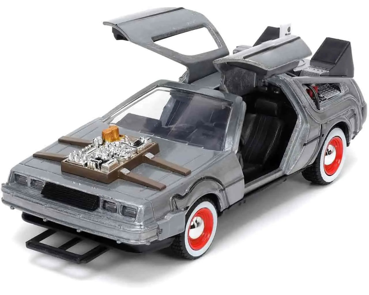 BACK TO THE FUTURE 3 1982 DELOREAN 1/32 DIE-CAST MODEL