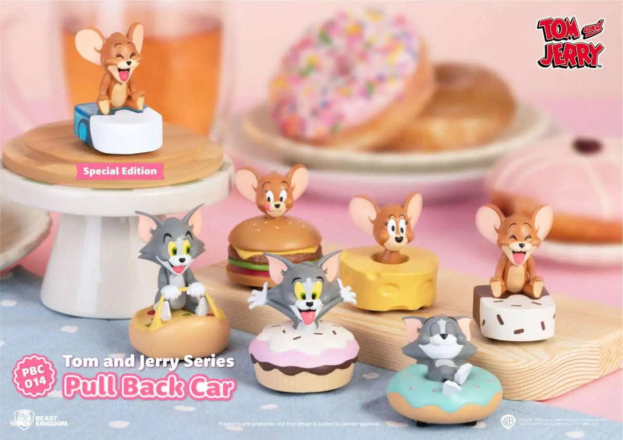 TOM AND JERRY SERIES PULL BACK CAR DISPLAY (6)