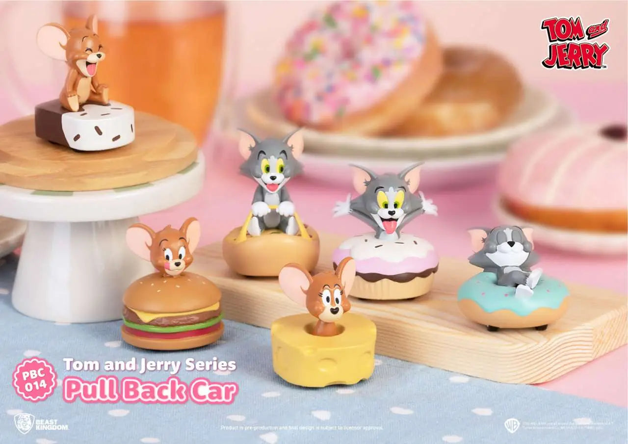 TOM AND JERRY SERIES PULL BACK CAR DISPLAY (6)