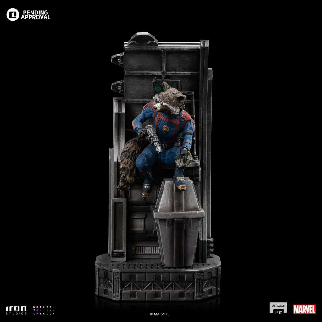 GOTG 3 ROCKET RACOON 1/10 STATUE