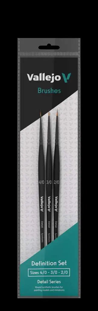 BRUSH DETAIL DEFINITION SYNTHETIC SET B02990