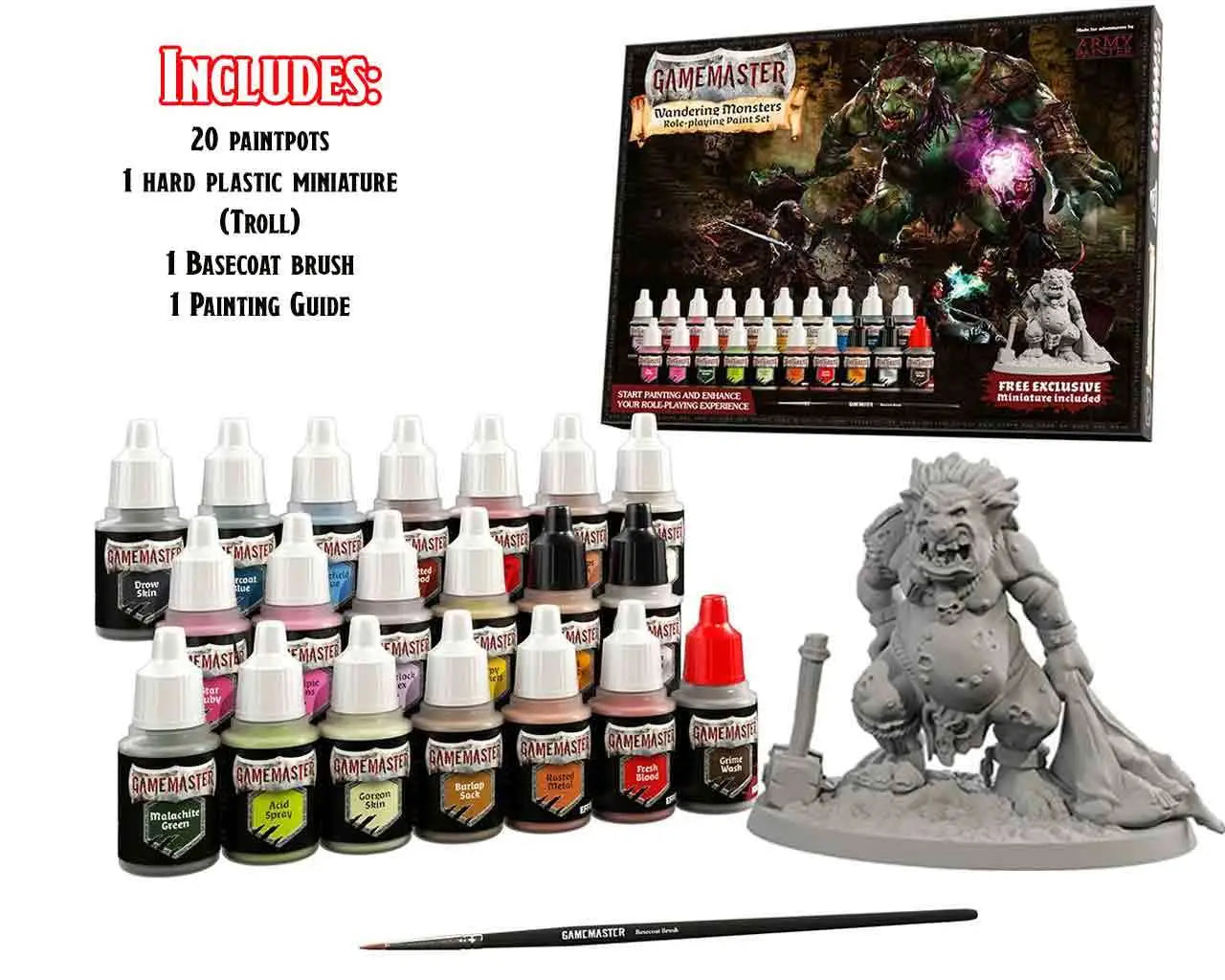 GAMEMASTER WANDERING MONSTERS PAINT SET