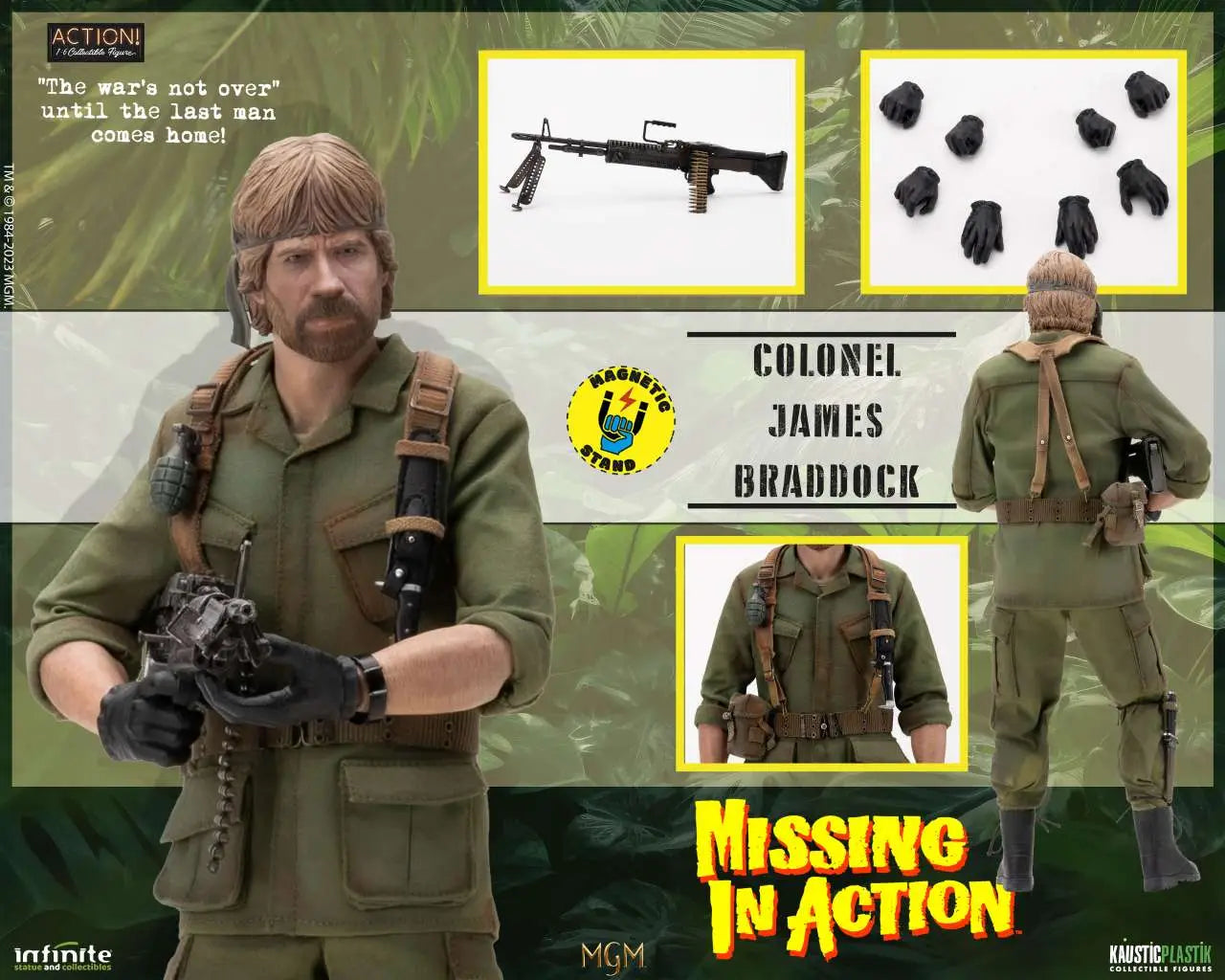 MISSING IN ACTION COLONEL JAMES BRADDOCK 1/6 ACTION FIGURE STANDARD EDITION