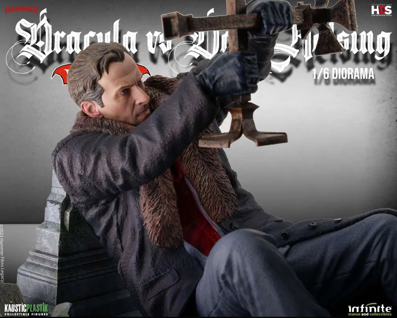 HORROR OF DRACULA - DRACULA VS VAN HELSING 1/6 DIORAMA