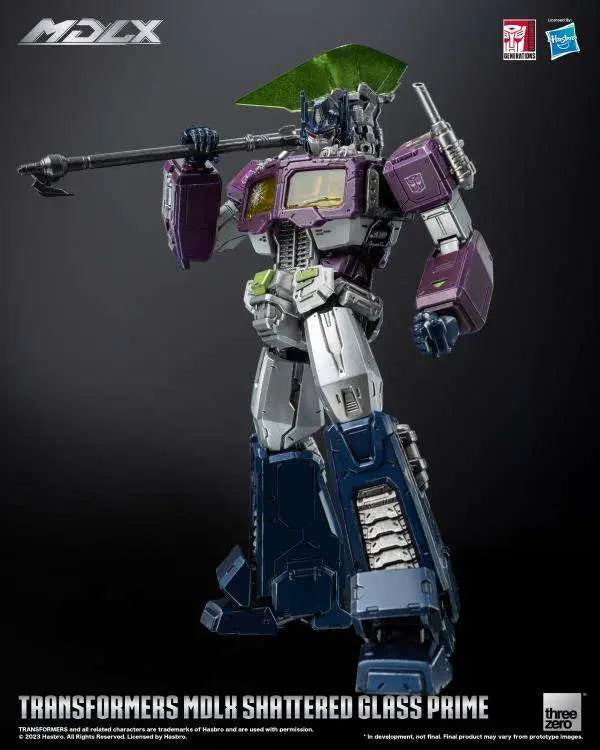 TRANSFORMERS MDLX SHATTERED GLASS OPTIMUS PRIME LTD ED AF