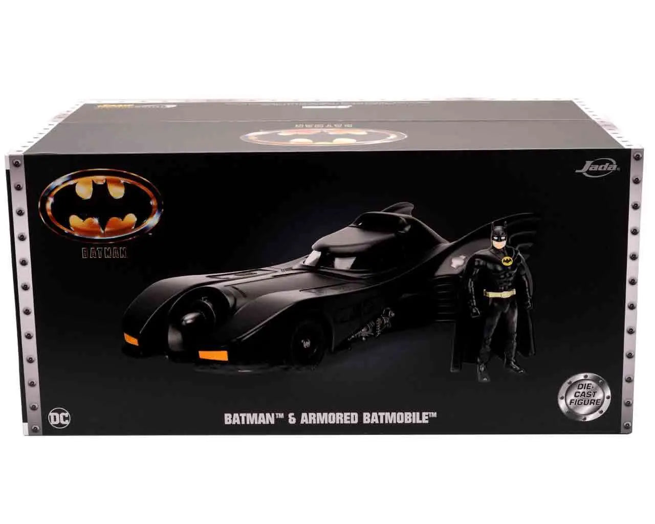 Batman 1989 - Amored Batmobile With Batman - 1:24 Die-Cast Model Limted Edition