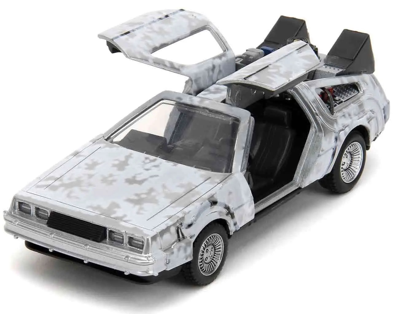 Back To The Future Part 1 - 1982 De Lorean DMC 12  With Frost Effect - 1:32 Die-Cast Model Limited Edition