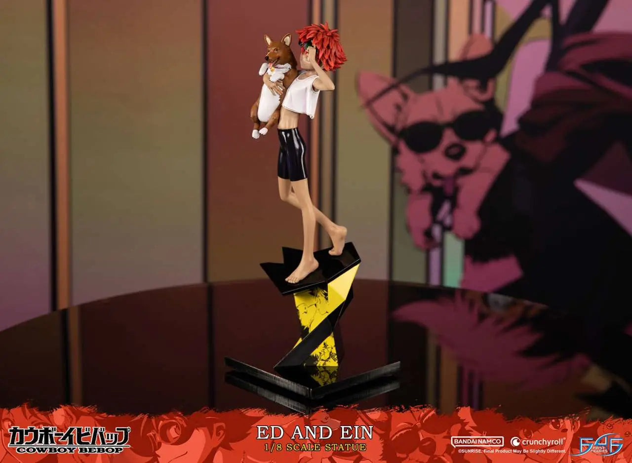 COWBOY BEBOP ED AND EIN 1/8 RESIN STATUE