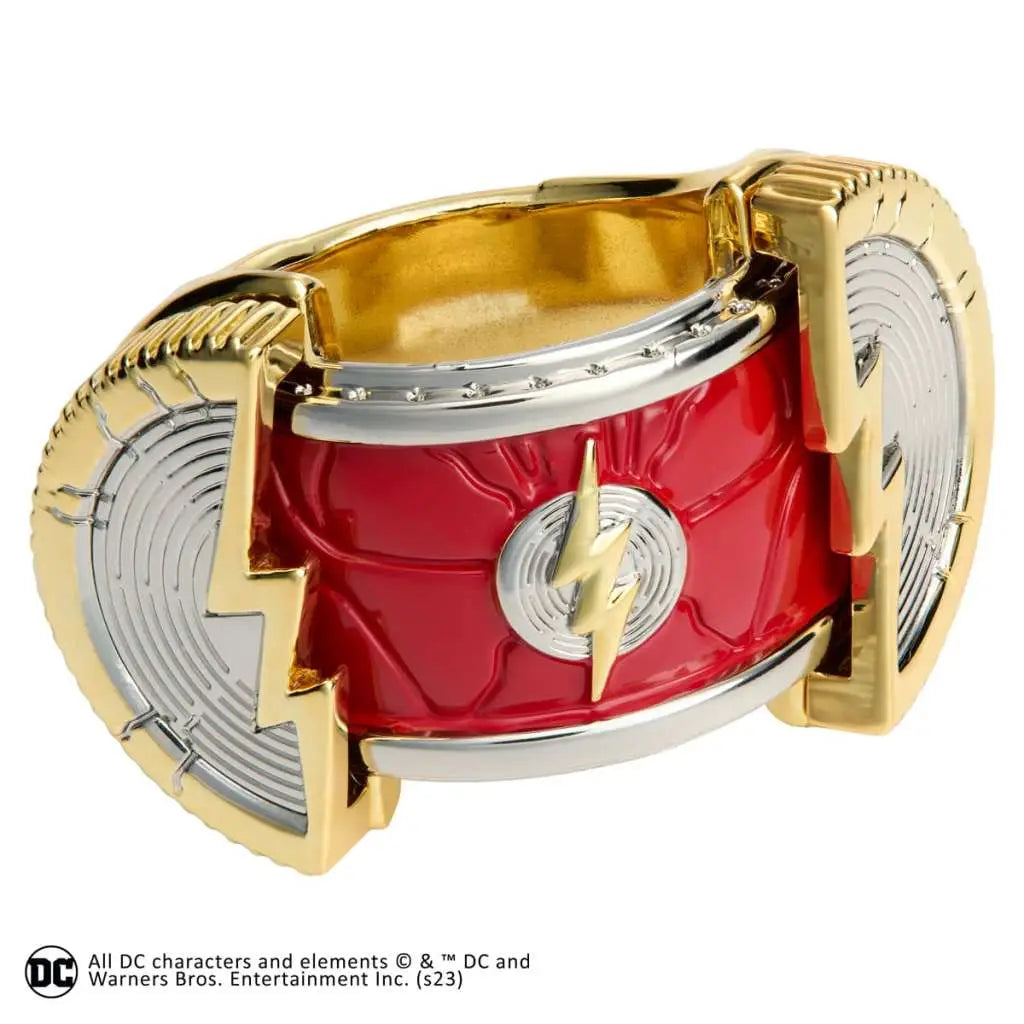 DC FLASH MOVIE PROP REPLICA RING WITH DISPLAY