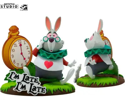 DISNEY ALICE IN WONDERLAND WHITE RABBIT SFC 1/10 PVC STATUE