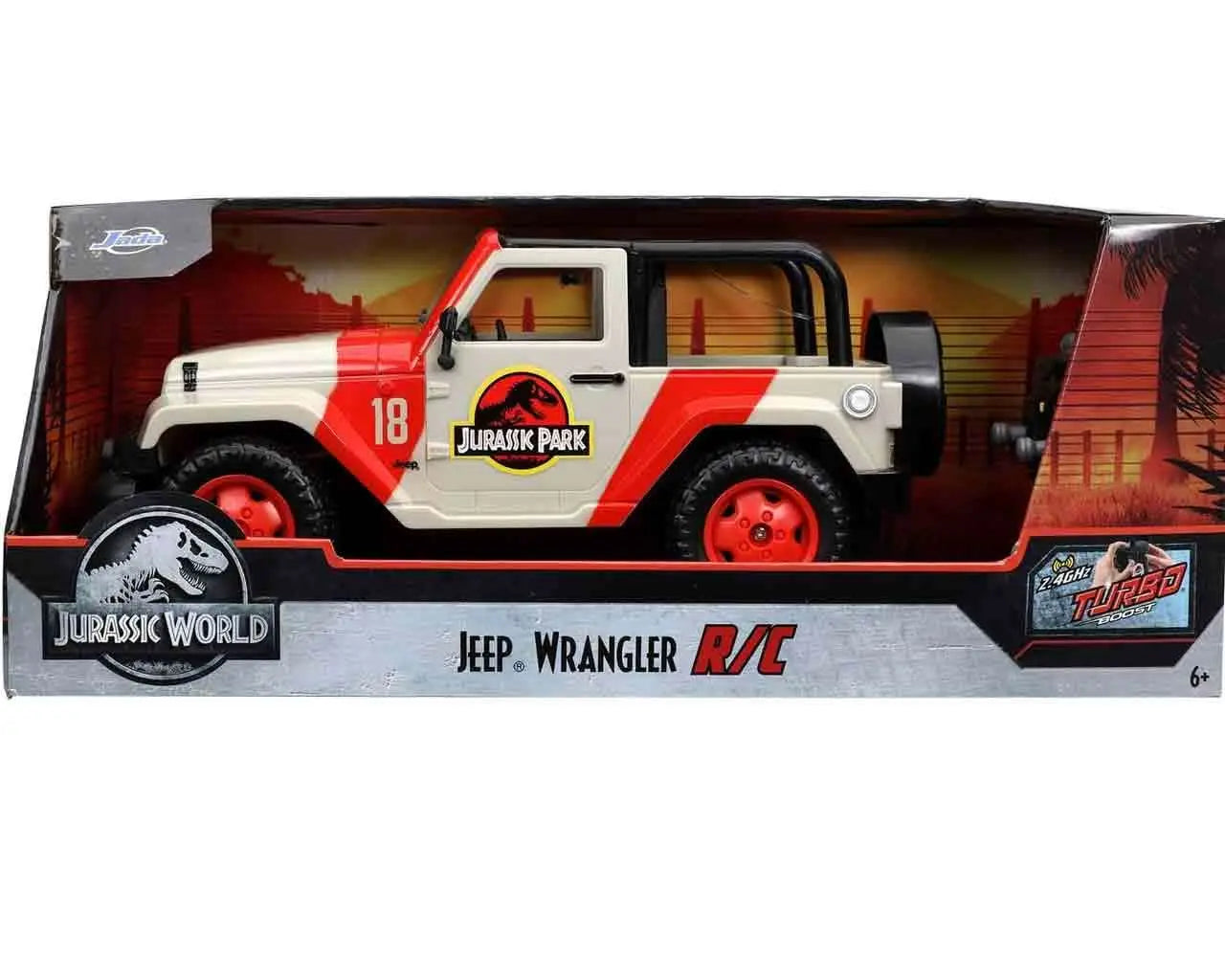 Jurassic Park - 1992 Jeep Wrangler YJ Sahara - 1:16 Model With Remote Control