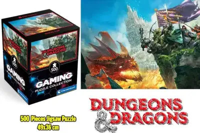 Gaming Puzzle Collection - Cube500 Dungeons & Dragons: DRAGONFIRE - Jigsaw Puzzle 500 Pcs