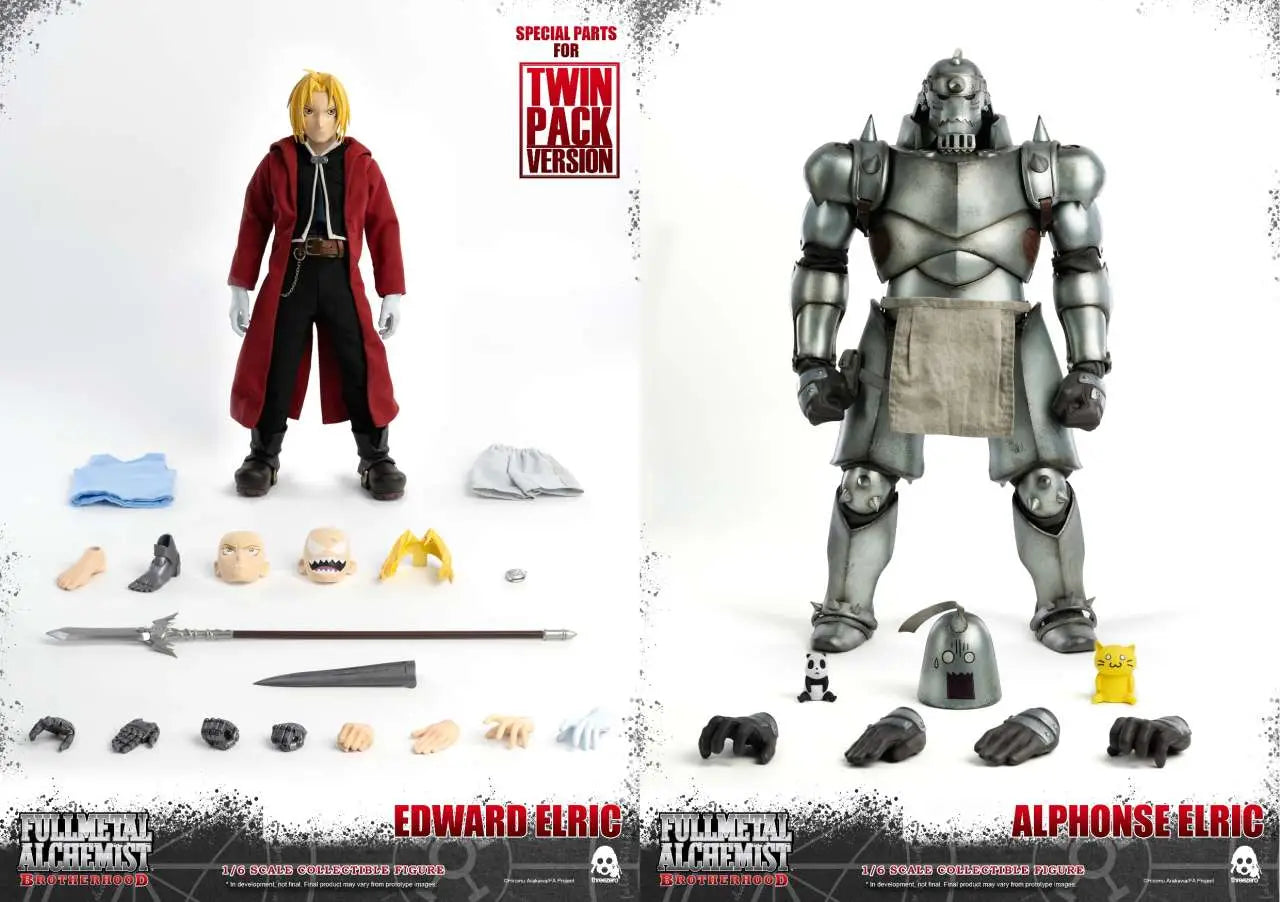 FULLMETAL ALCHEMIST BROTHERHOOD EDWARD + ALPHONSE 1/6 AF TWIN-PACK