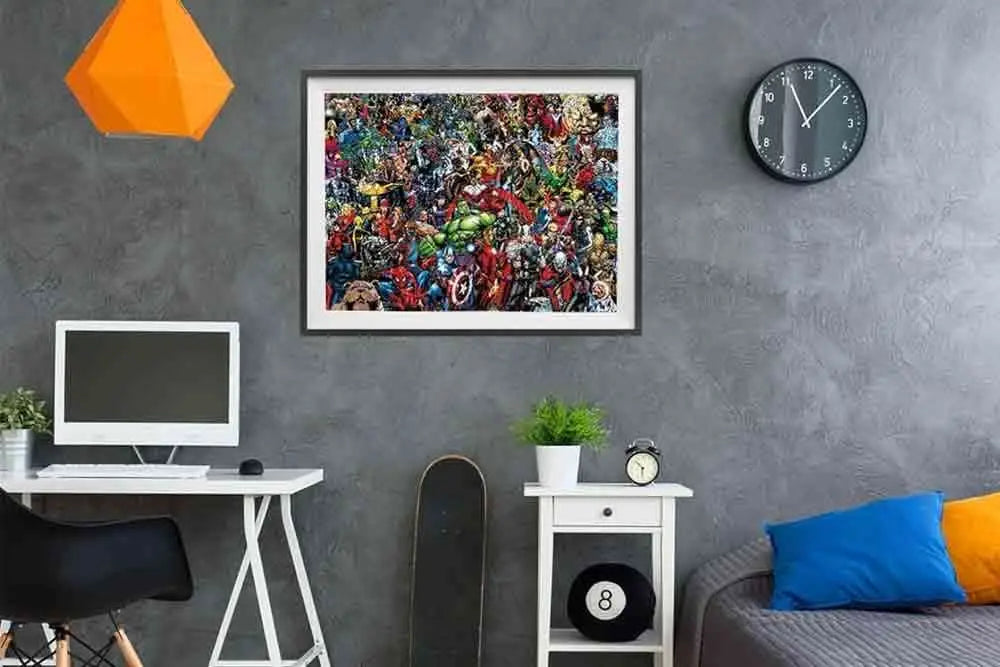 Marvel: All-Cast - Impossible Jigsaw Puzzle 1000 Pcs