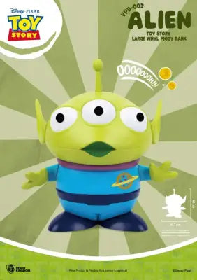 TOY STORY LARGE VINYL PIGGY BANK ALIEN