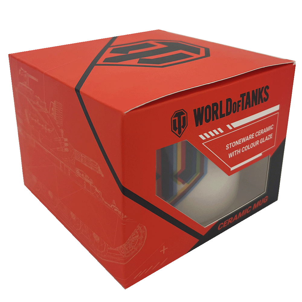 World of Tanks 3D logo ceramic mug white