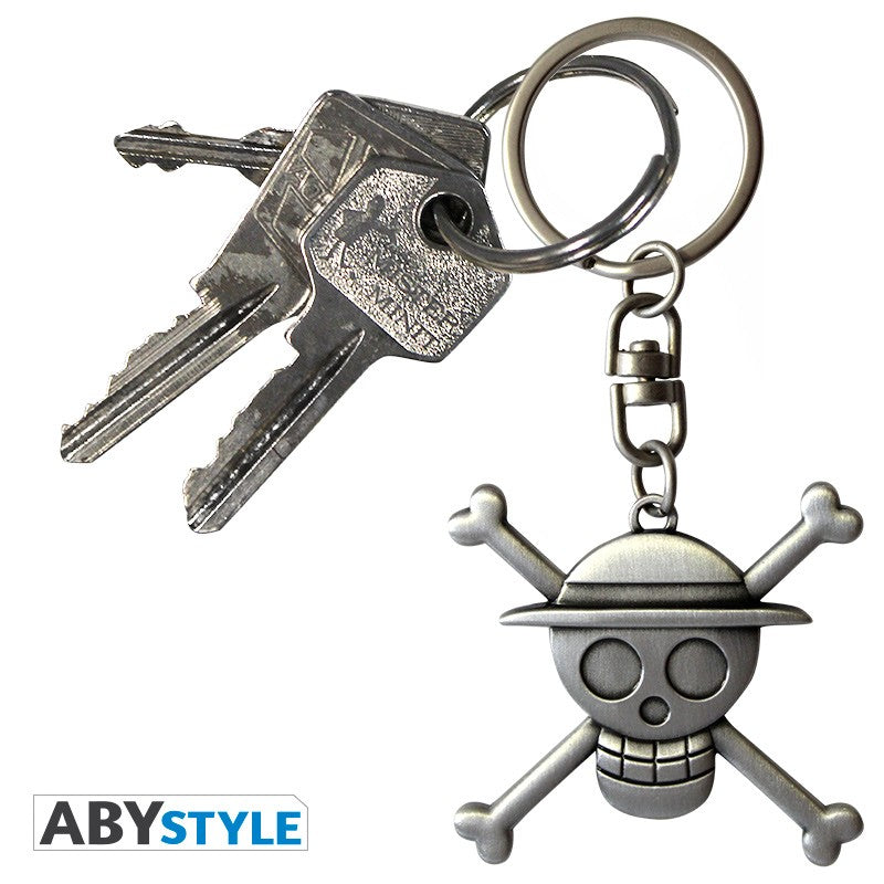 ONE PIECE - Porte-Cles Metal 3D - Skull Luffyp