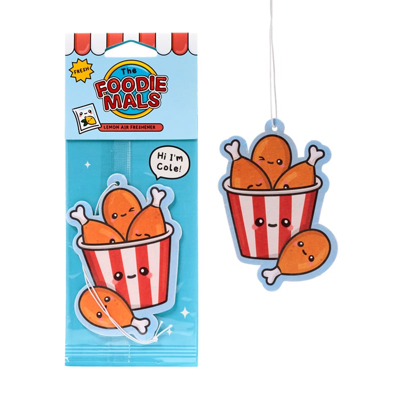 KAWAII - Fried Chicken - Car Air Freshener - Lemon