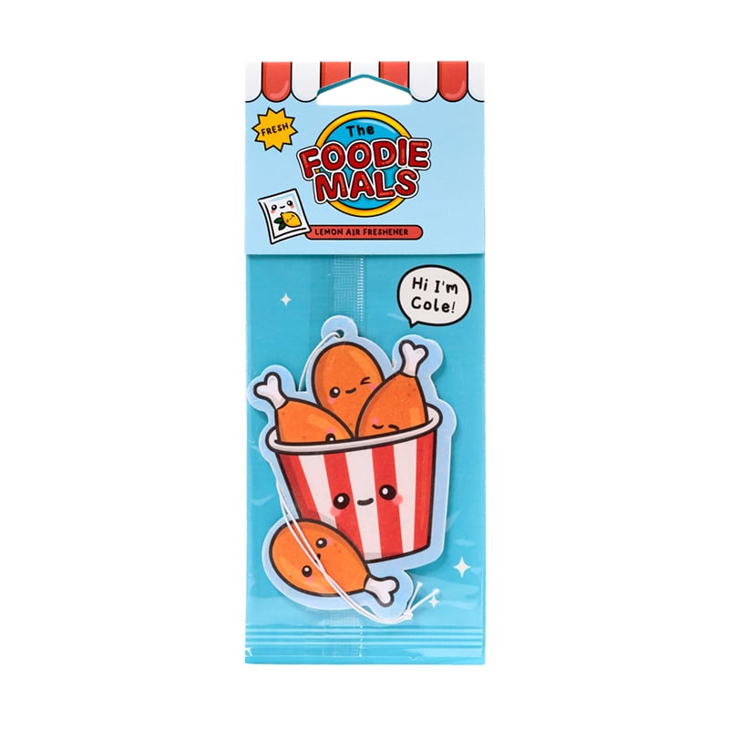 KAWAII - Fried Chicken - Car Air Freshener - Lemon