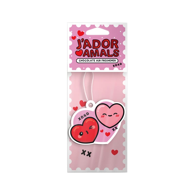 KAWAII - Double Haert - Car Air Freshener - Chocolat