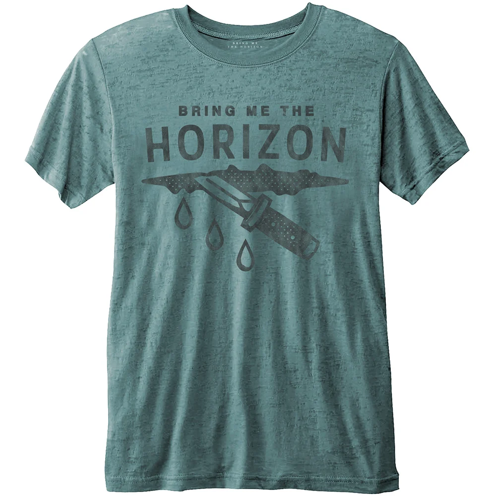BRING ME THE HORIZON - T-Shirt - Wound - Turquoise - Men (S)