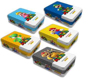 SUPER MARIO - Panini Slim Tin 65 Stickers + 1 Lim. Ed.