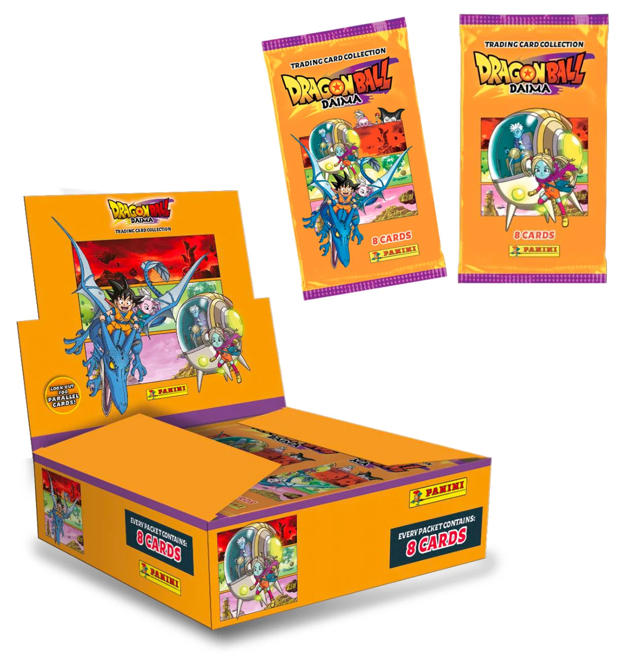 DRAGON BALL DAIMA - Panini Display 18 Pochette 8 Trading cards