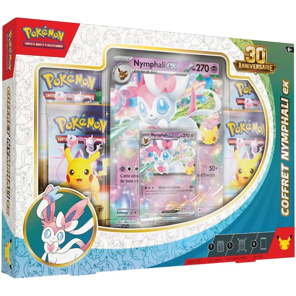 POKEMON - 30ème Anniversaire - Coffret Nymphali-ex (1) - FR