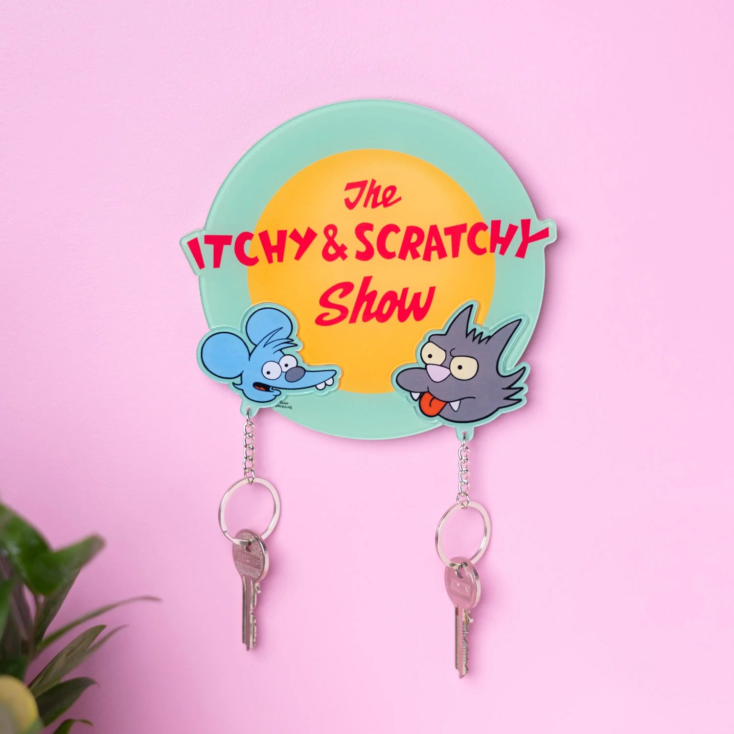 THE SIMPSONS - Wall Key Holder with 2 Keyrings