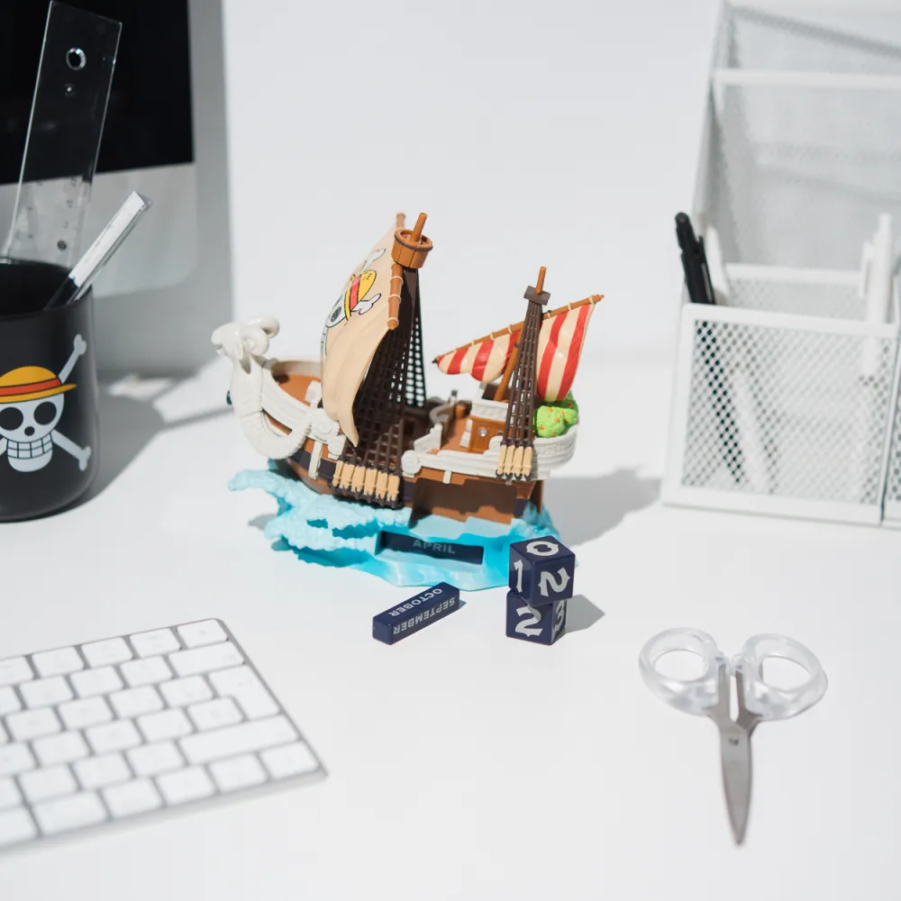 ONE PIECE NETFLIX - Going Merry - Calendrier Perpétuel 3D en Résine