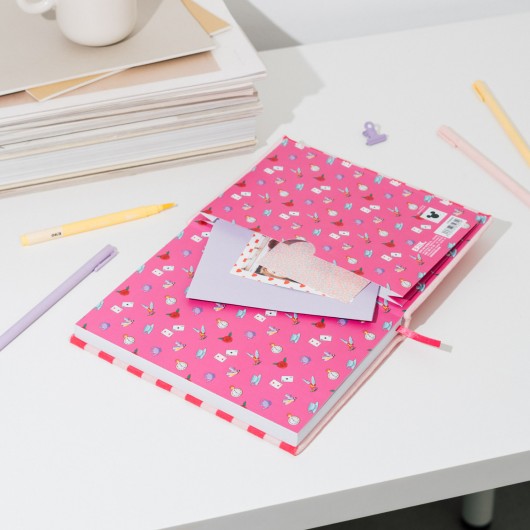 ALICE - Cheshire Cat - Premium Fluffy Notebook - Size A5