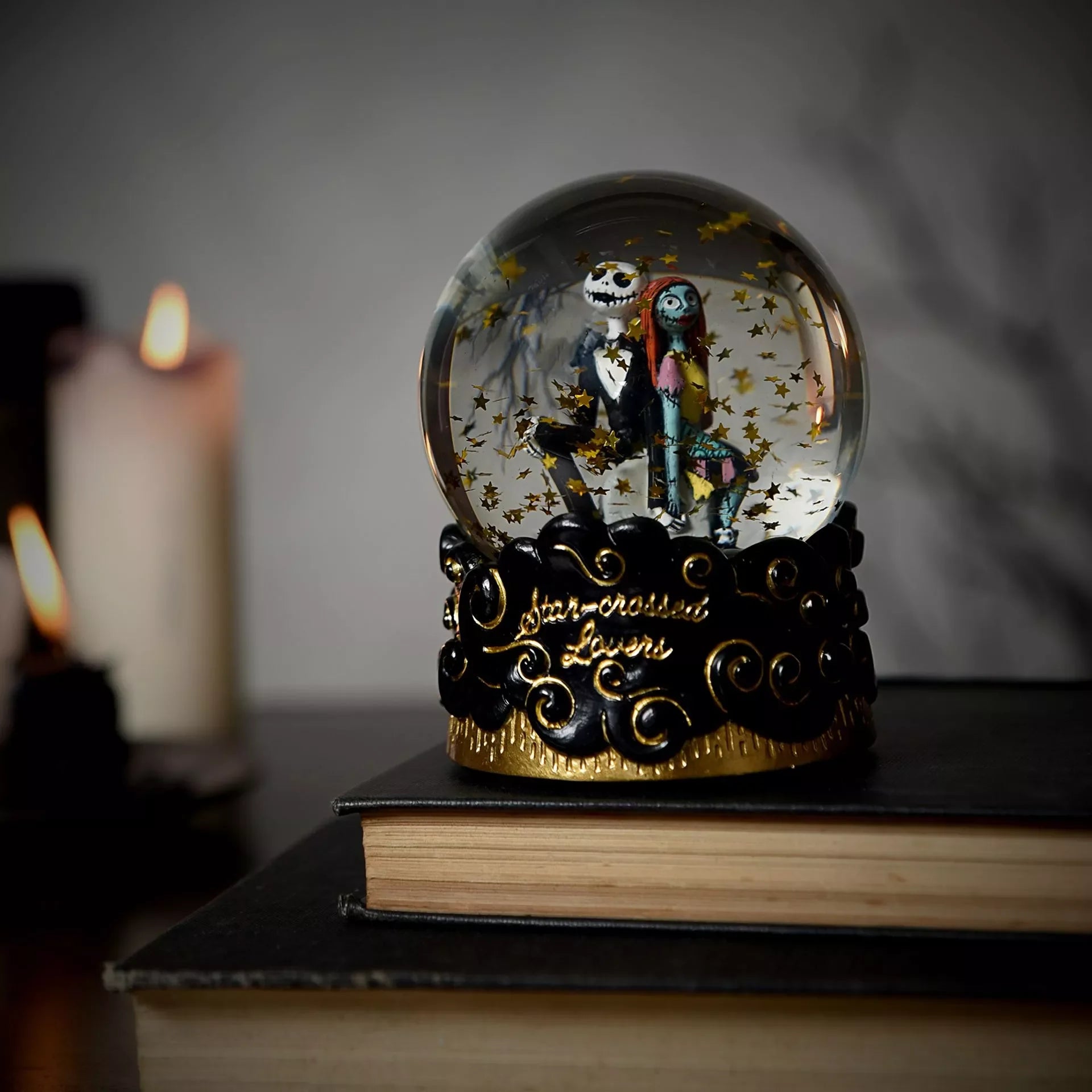 NIGHTMARE BEFORE XMAS - Star-cossed Lovers - Snow Globe 75mm