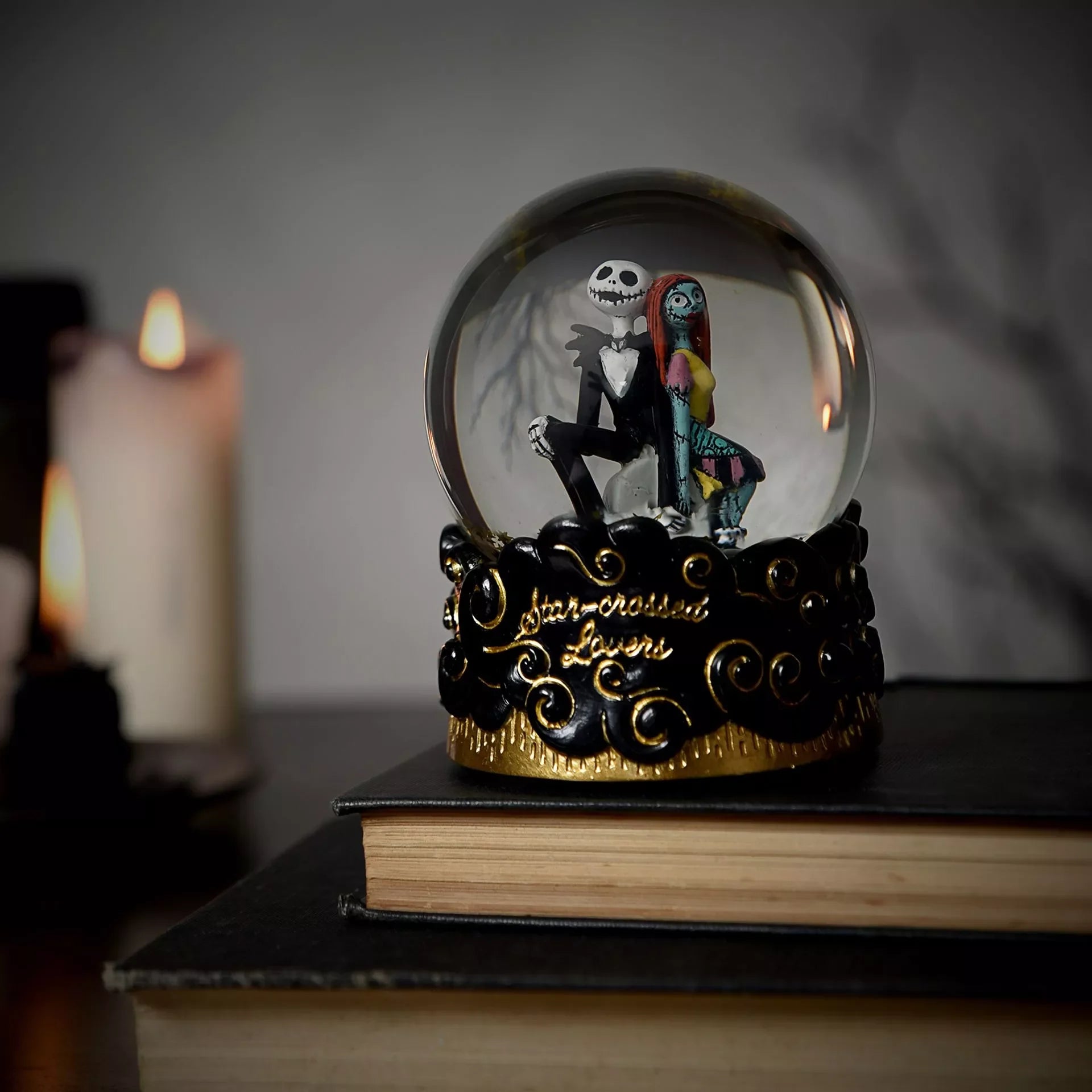 NIGHTMARE BEFORE XMAS - Star-cossed Lovers - Snow Globe 75mm