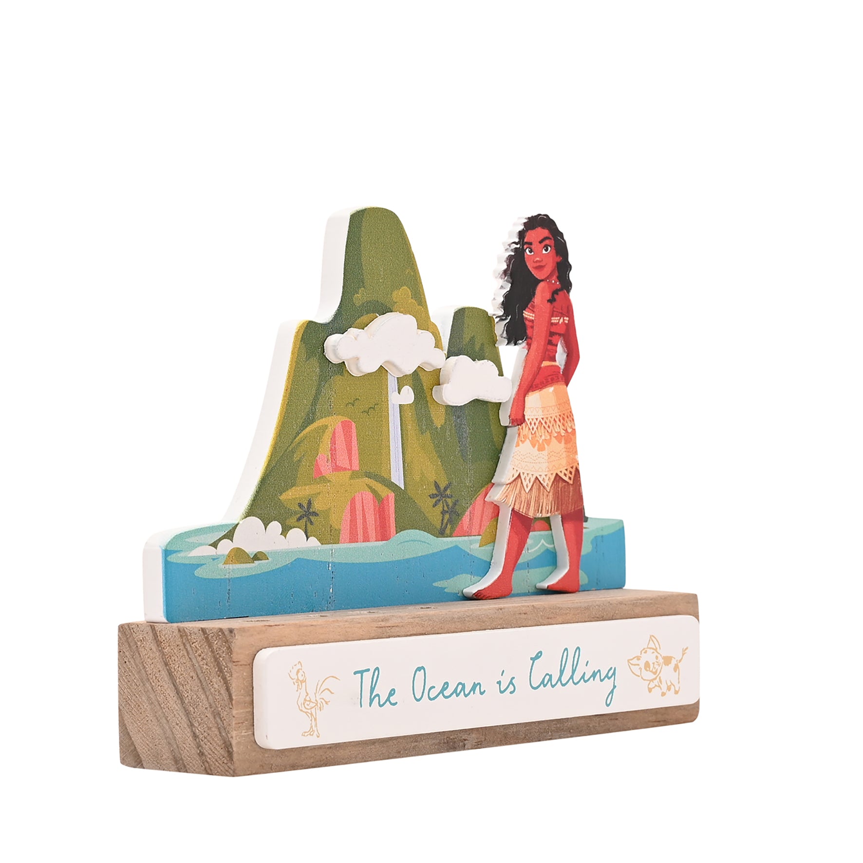 DISNEY PRINCESSES - Vaiana - Mini Plaque Chateau