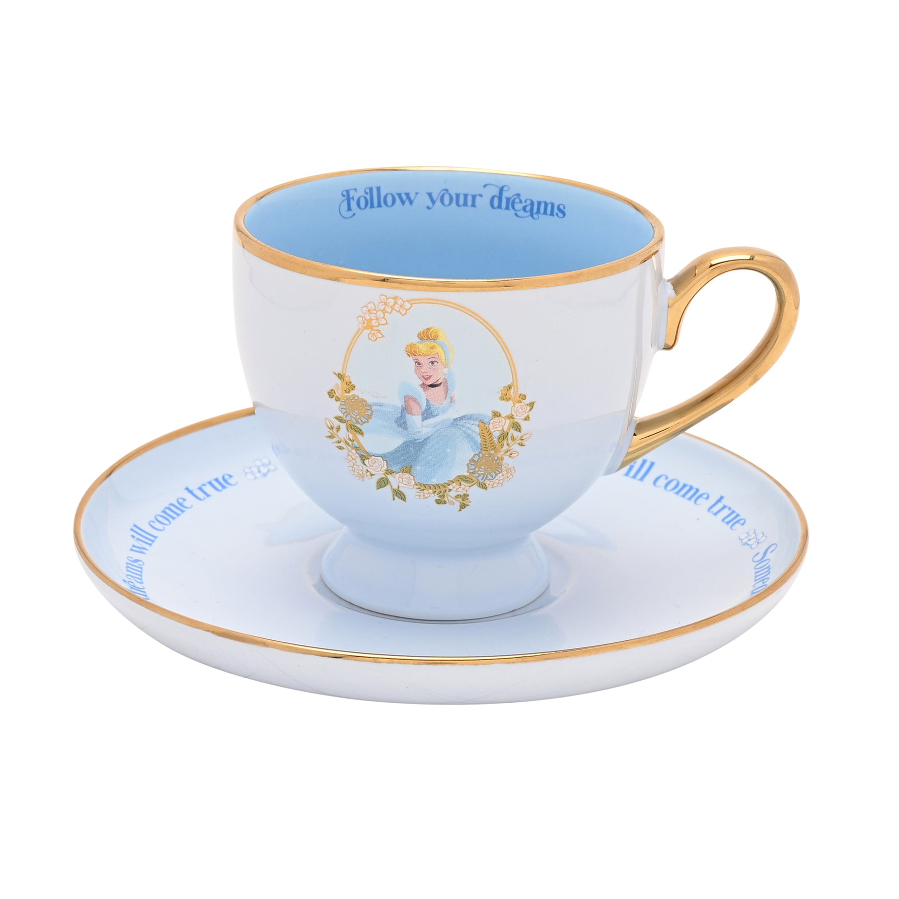 DISNEY PRINCESS - Cinderella - Tea Cup + Saucer 7oz