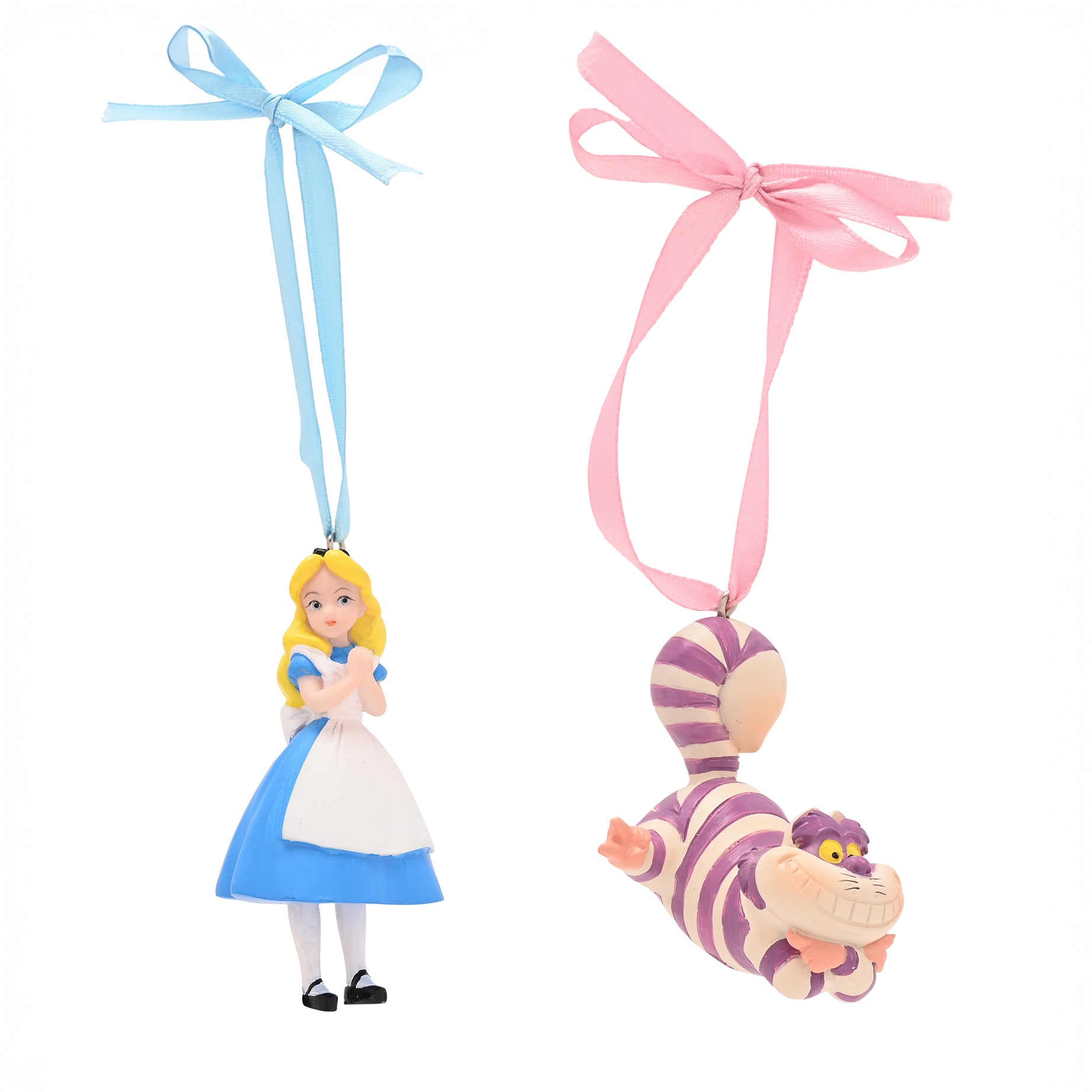 DISNEY - Alice & Cheshire Cat - Set of 2 Hanging Decoration