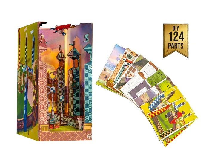 HARRY POTTER - BOOK NOOK KIT - Quiddich Field - 124pc + LED Light
