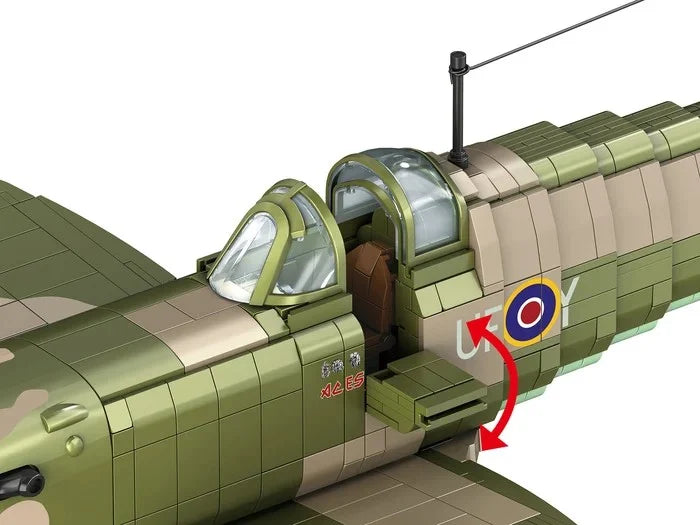 IRON MAIDEN - Spitfire MK.II Aces High - Brick System 2815pcs