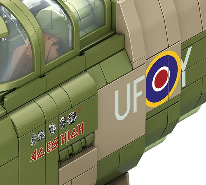 IRON MAIDEN - Spitfire MK.II Aces High - Brick System 2815pcs
