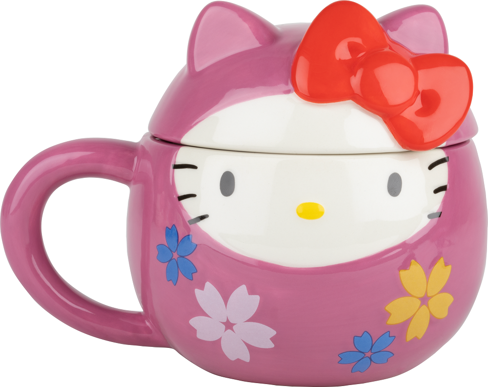 HELLO KITTY - Daruma - 3D Mug + Lid 320ml