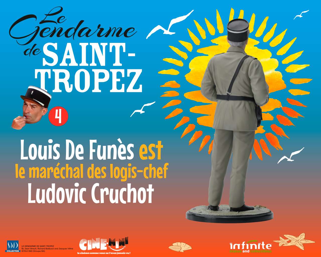 THE TROOPS OF ST. TROPEZ - Ludovic Cruchot - Figure 16cm
